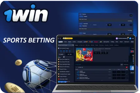 Sports betting section on the 1Win Website